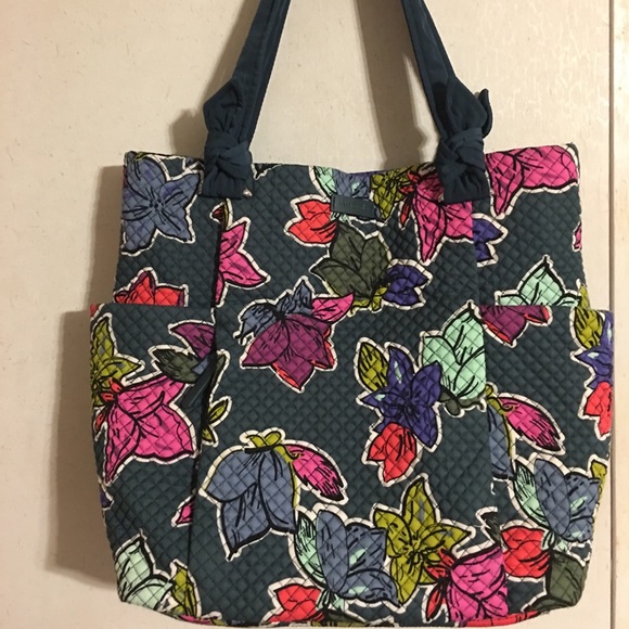 vera bradley hadley tote black